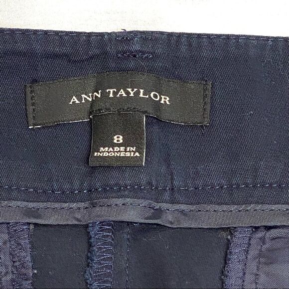 Ann Taylor boardwalk shorts navy blue size 8 - Picture 7 of 15